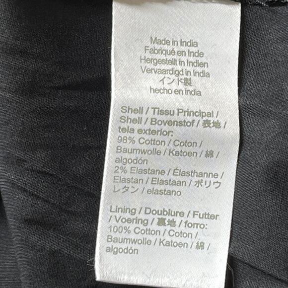 J Crew One Shoulder Midi Dress Size 14 Black Ruffle Trim Tie Waist Classic - Picture 10 of 11